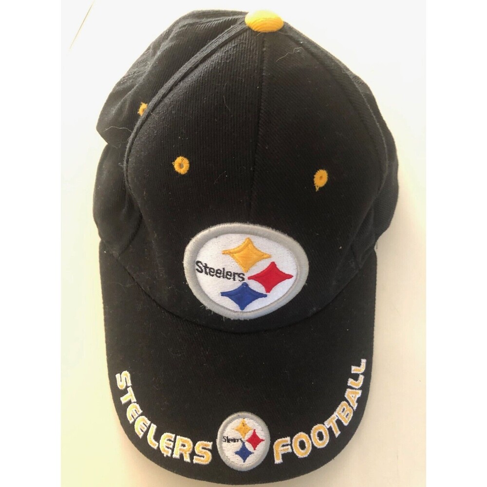 Pittsburgh Steelers NFL Football‎ Hat/Cap Black Adjustable